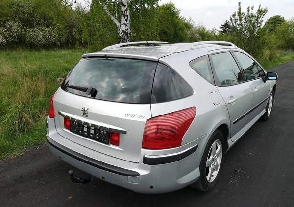 Peugeot 407 cena 10900 przebieg: 221000, rok produkcji 2006 z Ryki małe 781